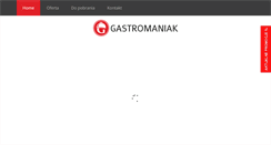 Desktop Screenshot of gastromaniak.pl